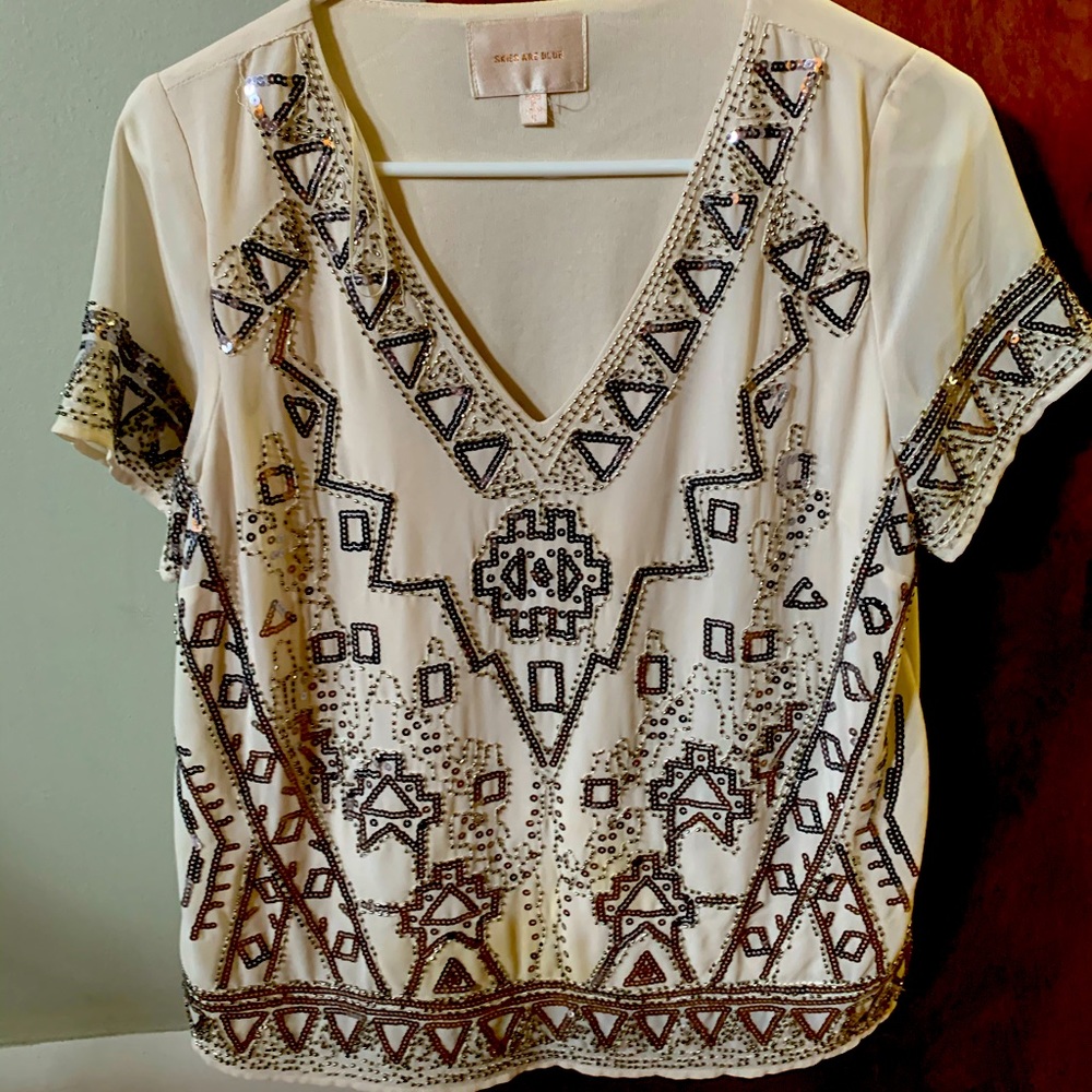 Sequin top